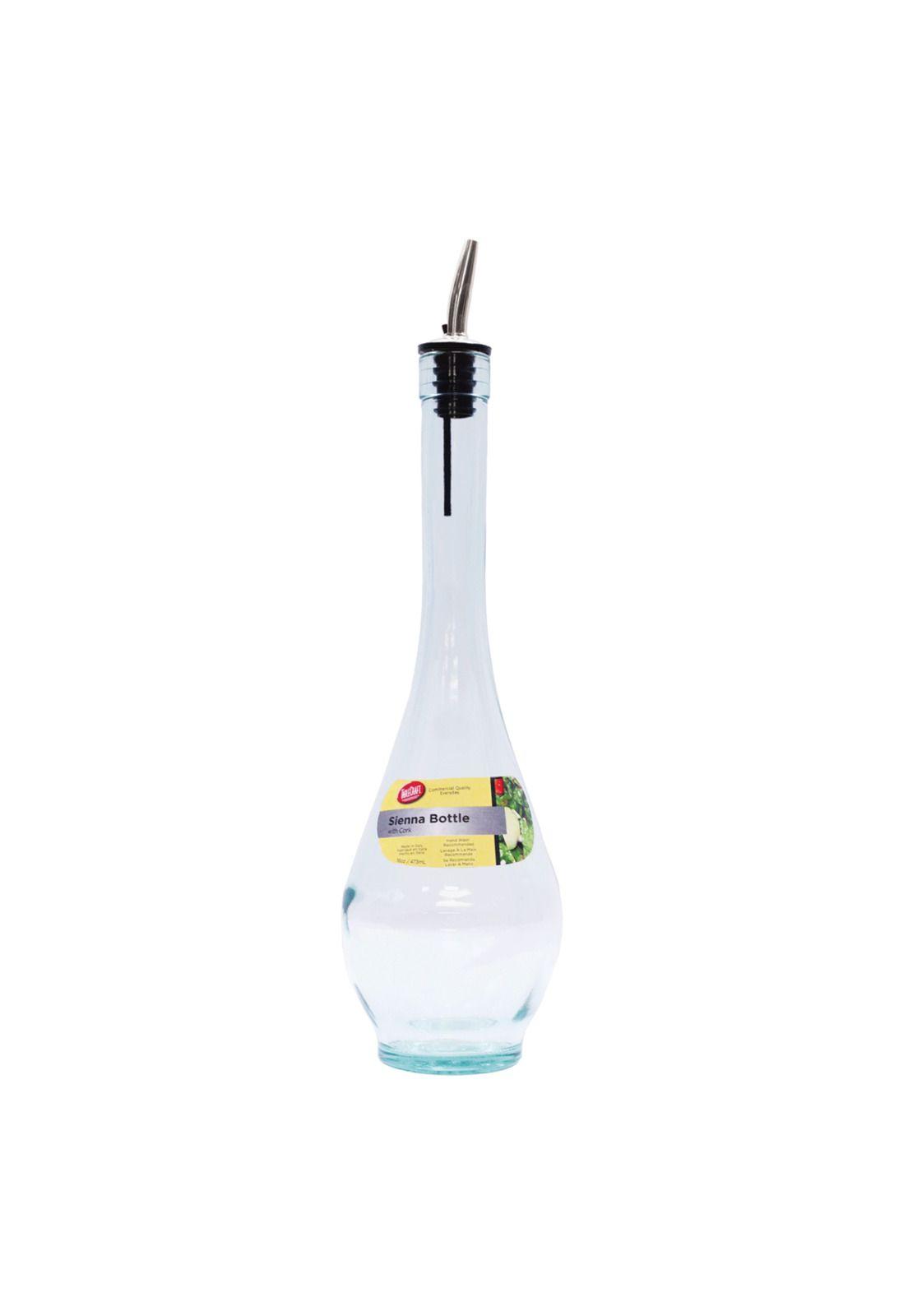 BOTELLA ACEITE 473ml/16oz CON VERTEDERO ACERO INOX-2