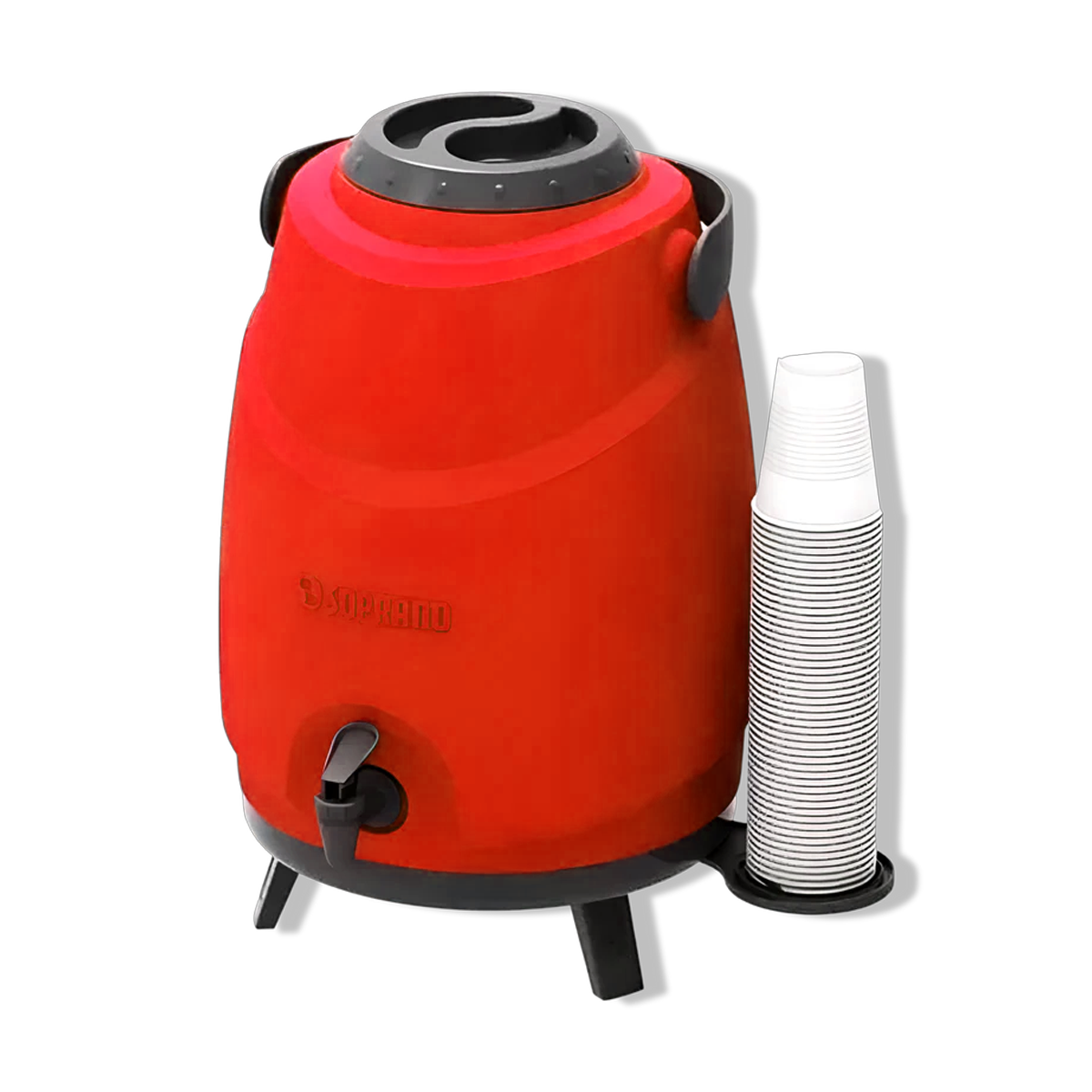 TERMO DISPENSADOR TÉRMICO ASPEN 12 LITROS CAMPING SOPRANO COLOR ROJO-2