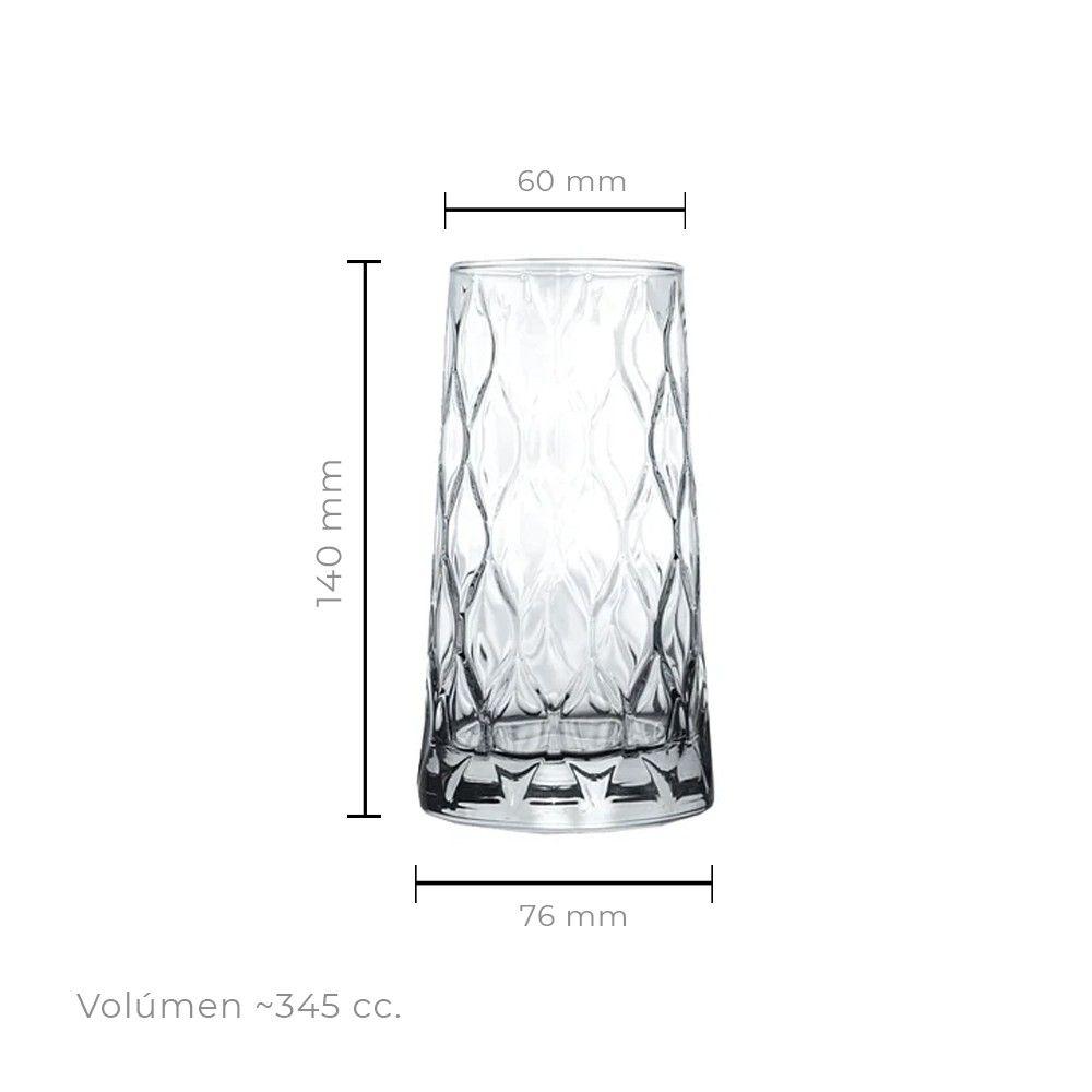 SET 4 VASO REFRESCO 345 CC LINEA LEAFY-6