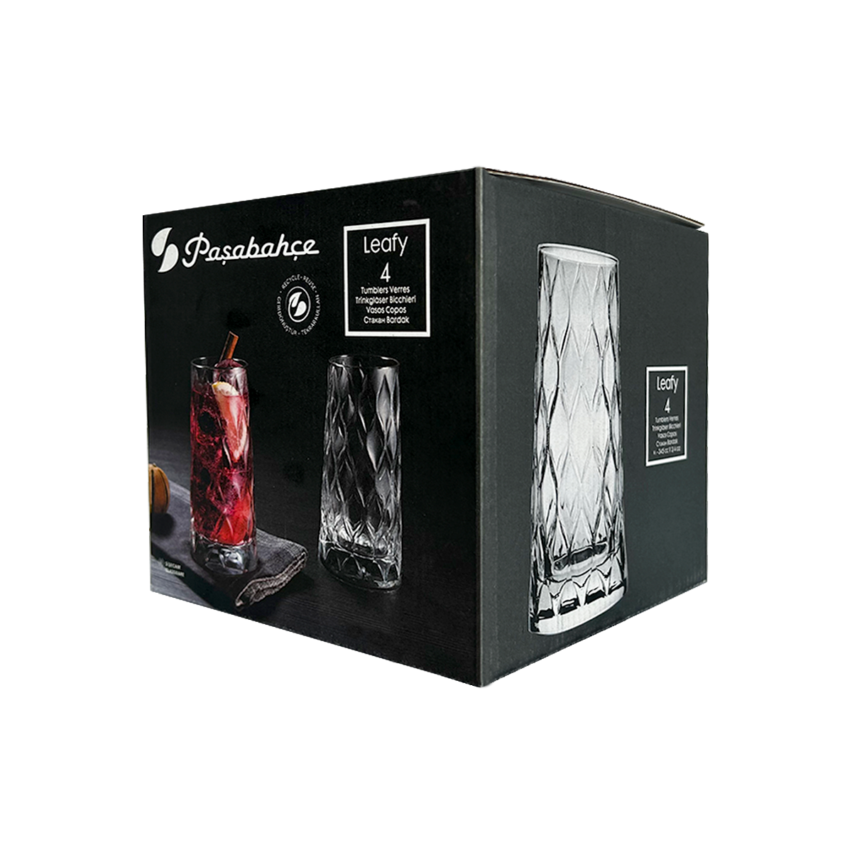 SET 4 VASO REFRESCO 345 CC LINEA LEAFY-7