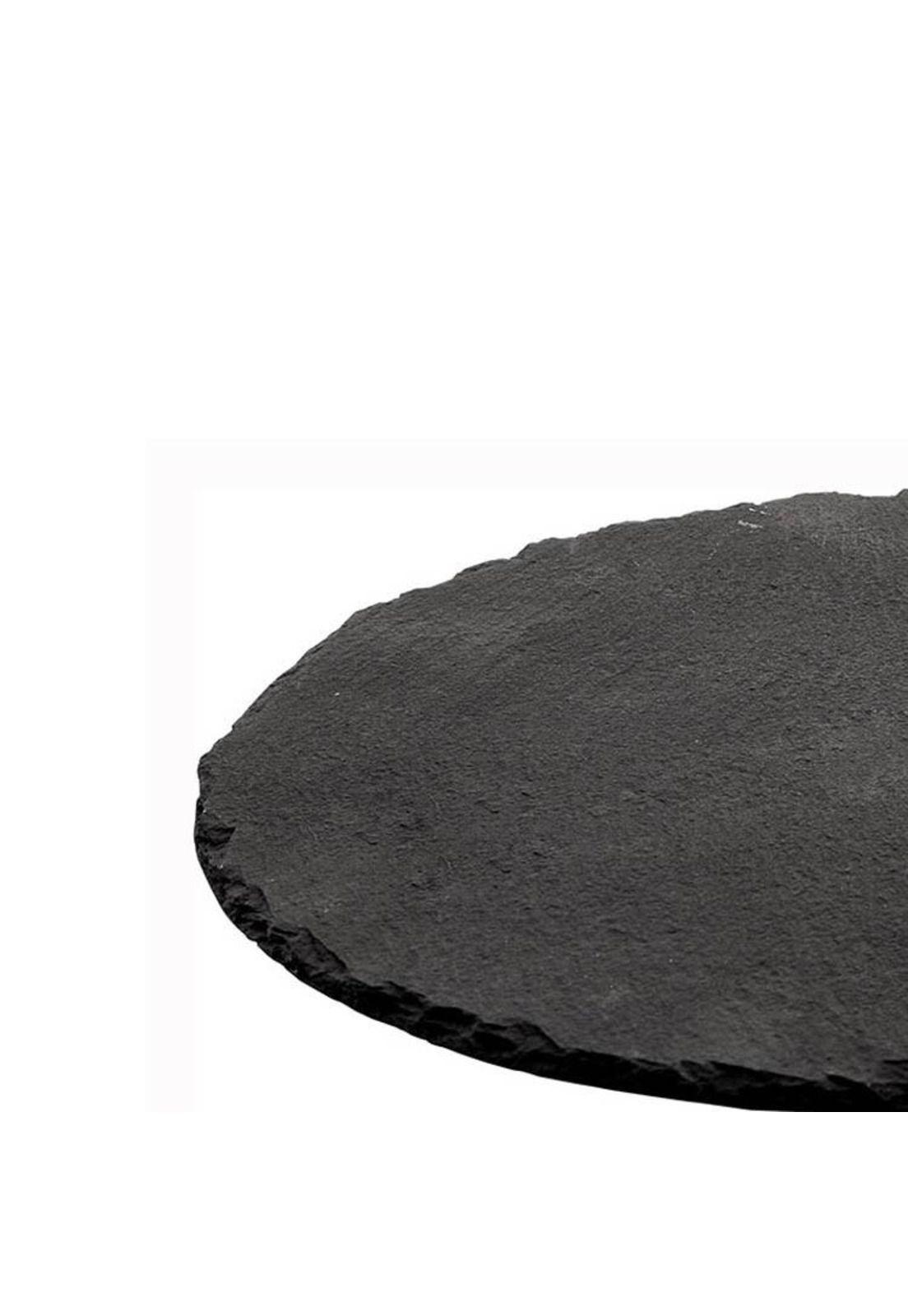 Tabla Piedra Pizarra Redonda De Presentación 35 Cm-2