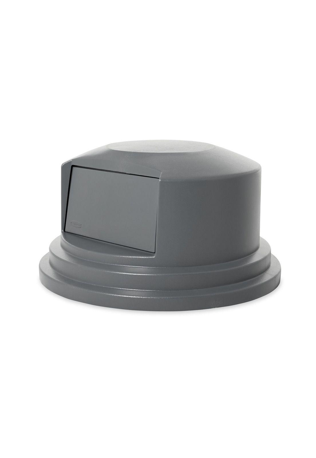 TAPA DOMO GRIS PARA BASURERO BRUTE 166 LITROS-2