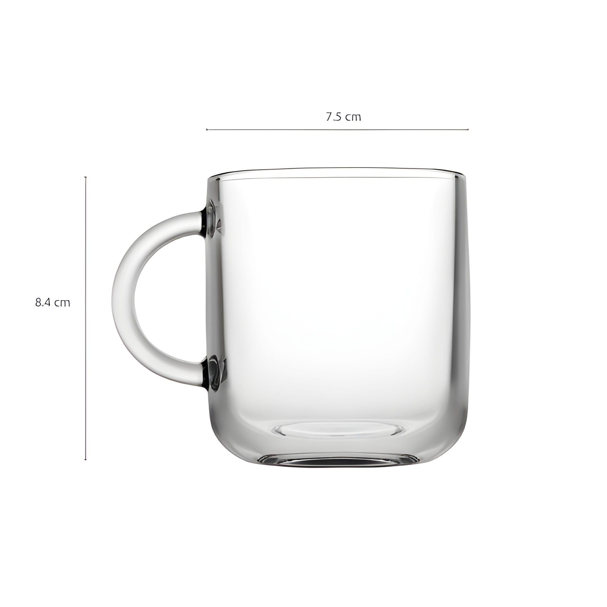 Set de 6 Tazas De Vidrio 245 Cc. Línea Iconic-4