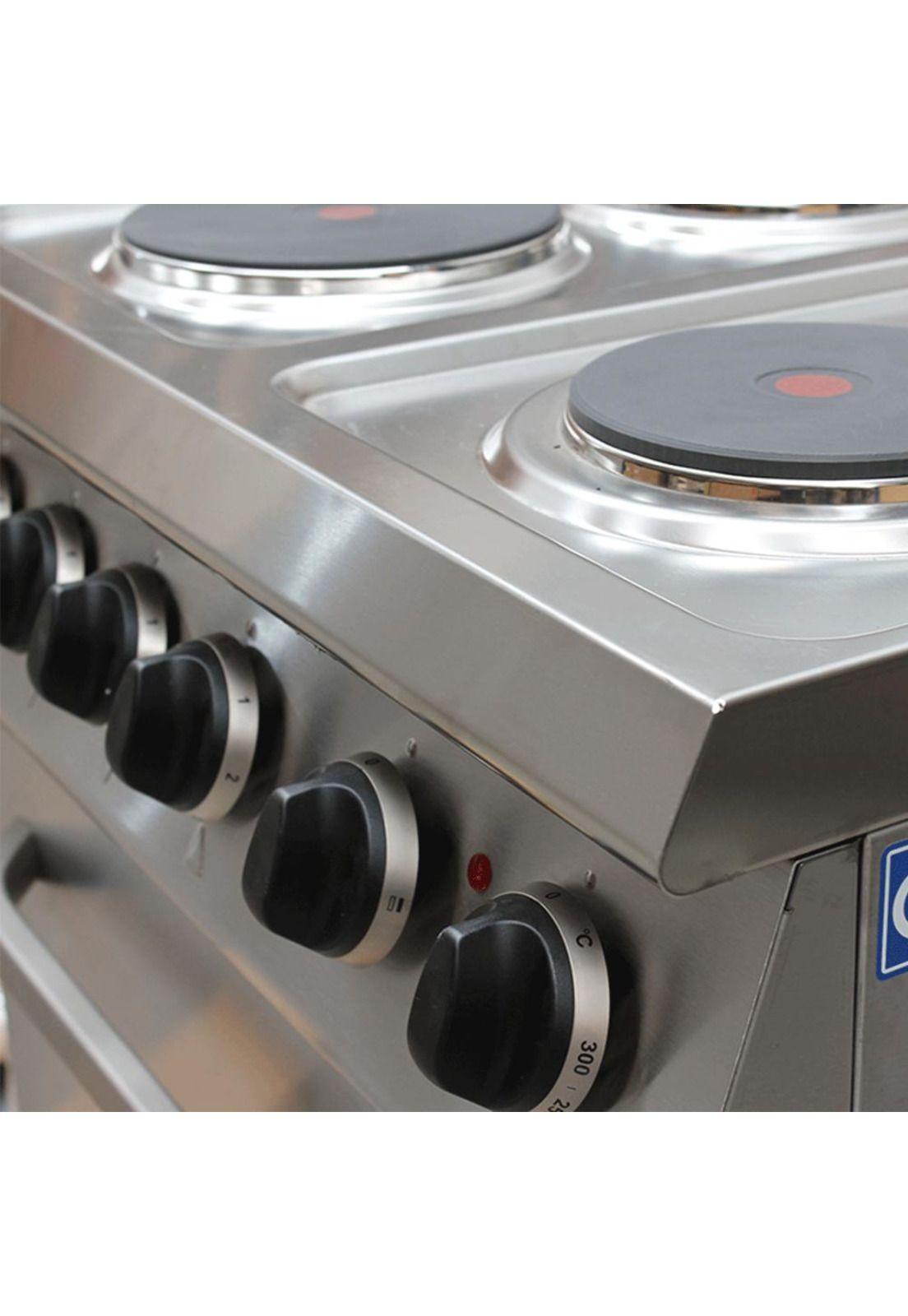 COCINA ELECTRICA 4 PLATOS CON HORNO-5