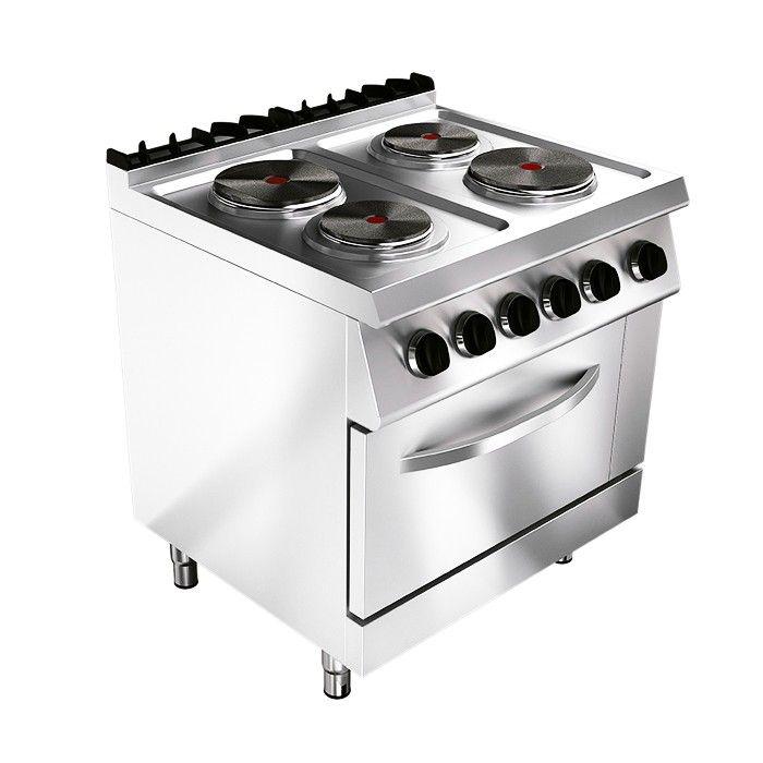 COCINA ELECTRICA 4 PLATOS CON HORNO-3