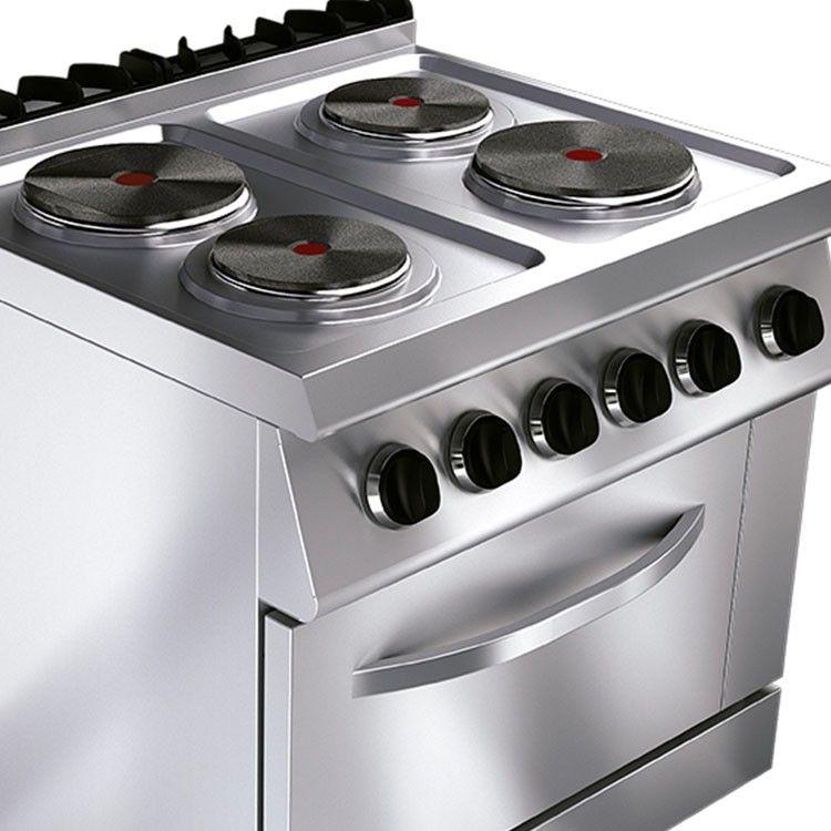 COCINA ELECTRICA 4 PLATOS CON HORNO-4