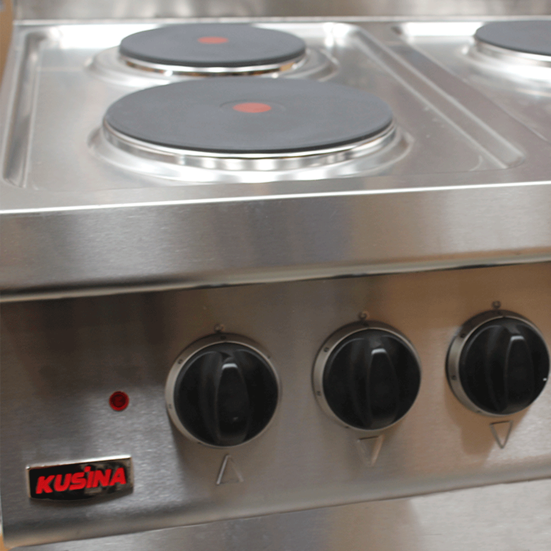 COCINA ELECTRICA 4 PLATOS CON HORNO-6