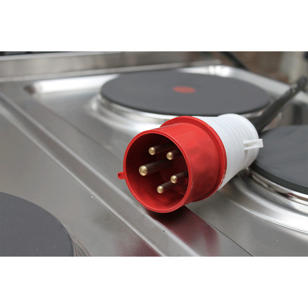 COCINA ELECTRICA 4 PLATOS CON HORNO-7