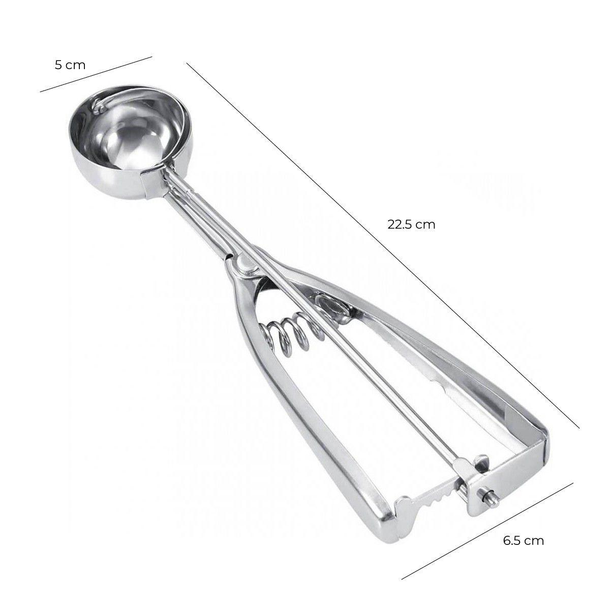 CUCHARA PORCIONADORA DE HELADOS 40CC / 5CM DIAMETRO-6