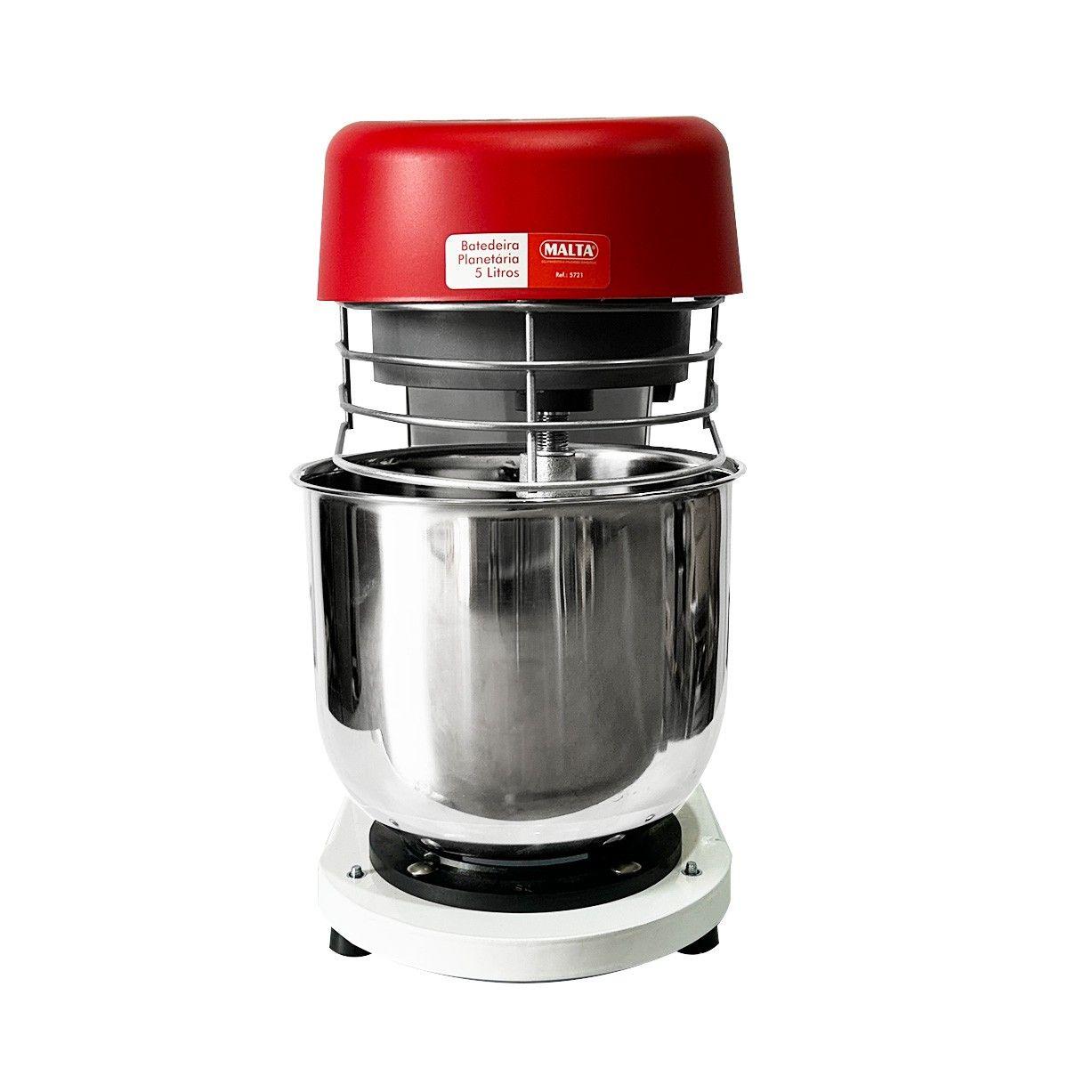 BATIDORA PLANETARIA 5 LITROS ROJA-3