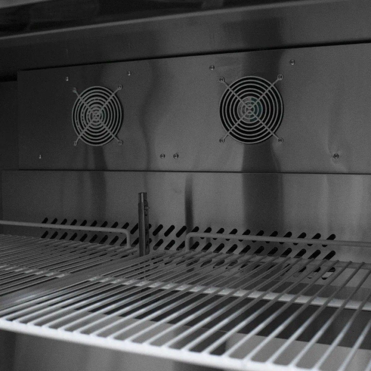 Mesón Refrigerado 2 Puertas LUC-350R 125 Cm Norkalt-6