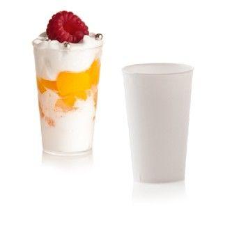 SET DE 50 MINI VASO TUBO POSTRE PS POLIESTIRENO LÍNEA DESSER-2