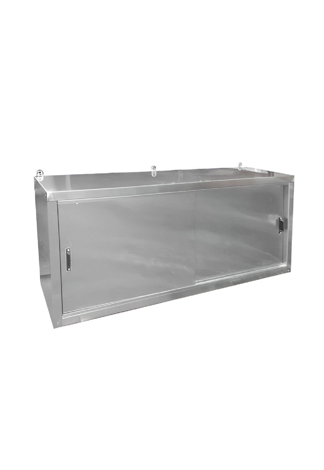 GABINETE AEREO ACERO INOXIDABLE MURAL PUERTAS CORREDERAS 90 CM-0