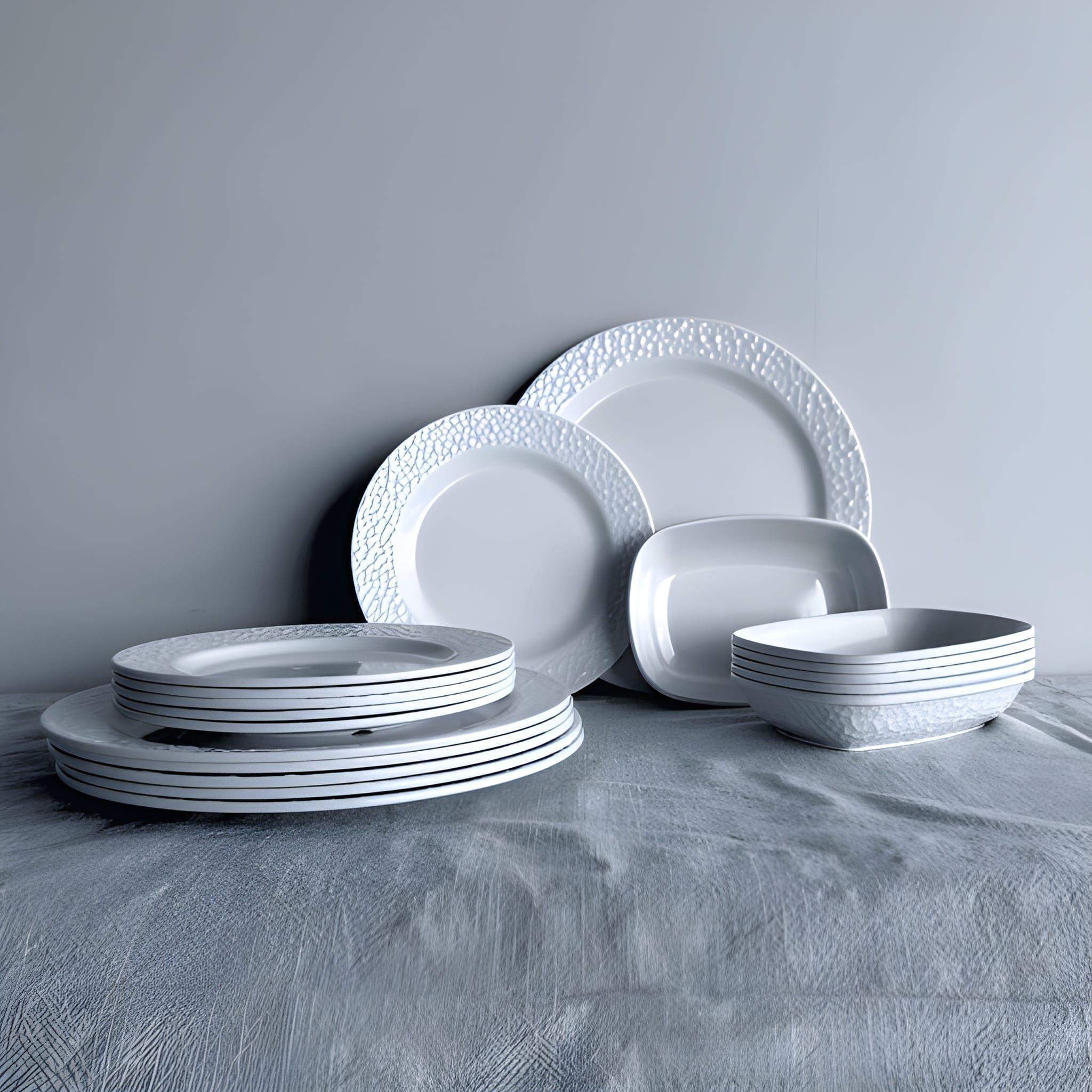 POCILLO MELAMINA RECTANGULAR BLANCO 17 X 12.5 X 3.4 CM LINEA KPLUS-4