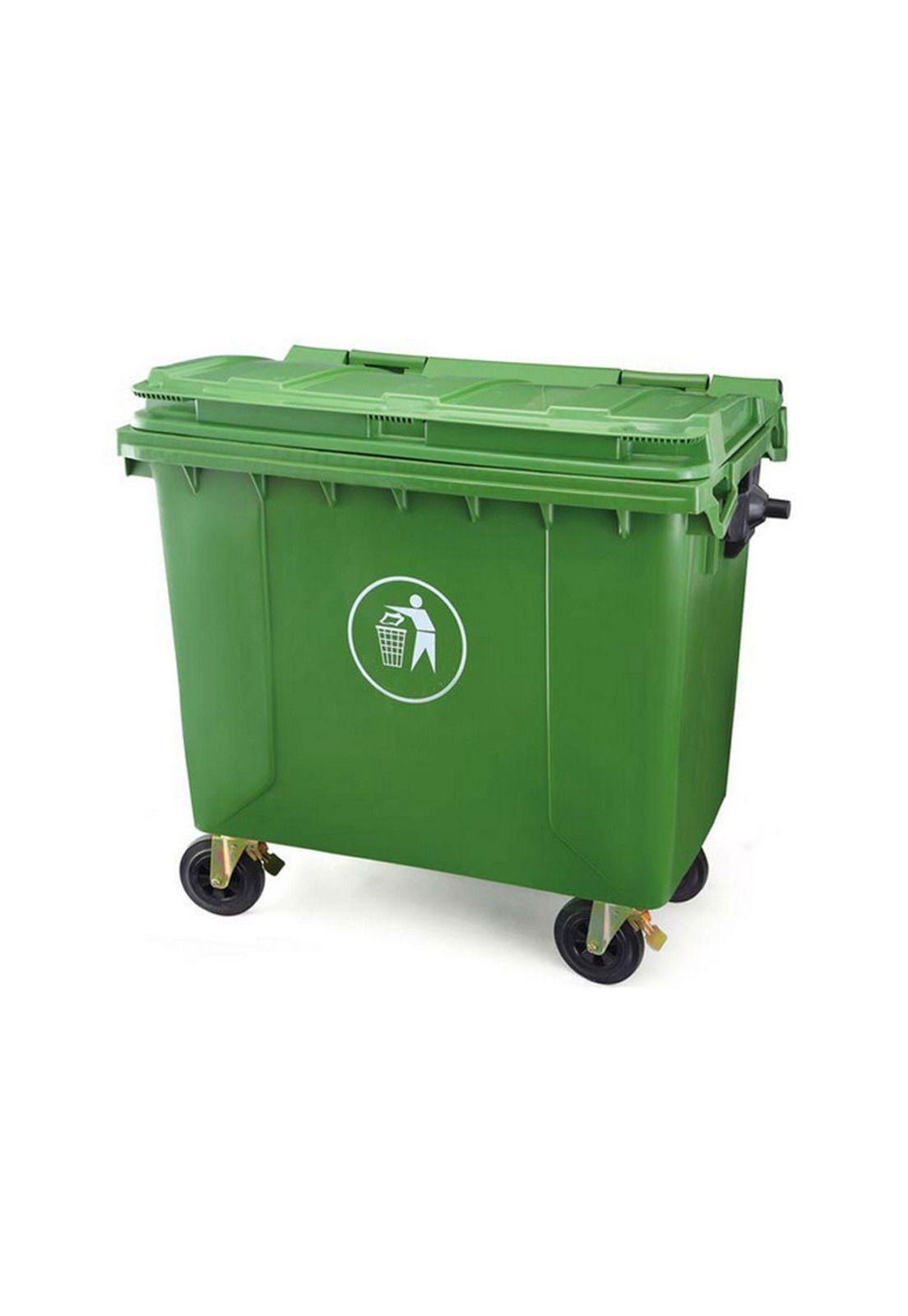Contenedor De Basura 1100 Lts Color Verde-0
