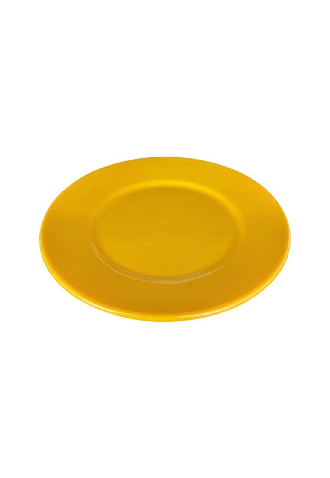 Set De 6 Plato Pc Amarillo 19 Cm-2