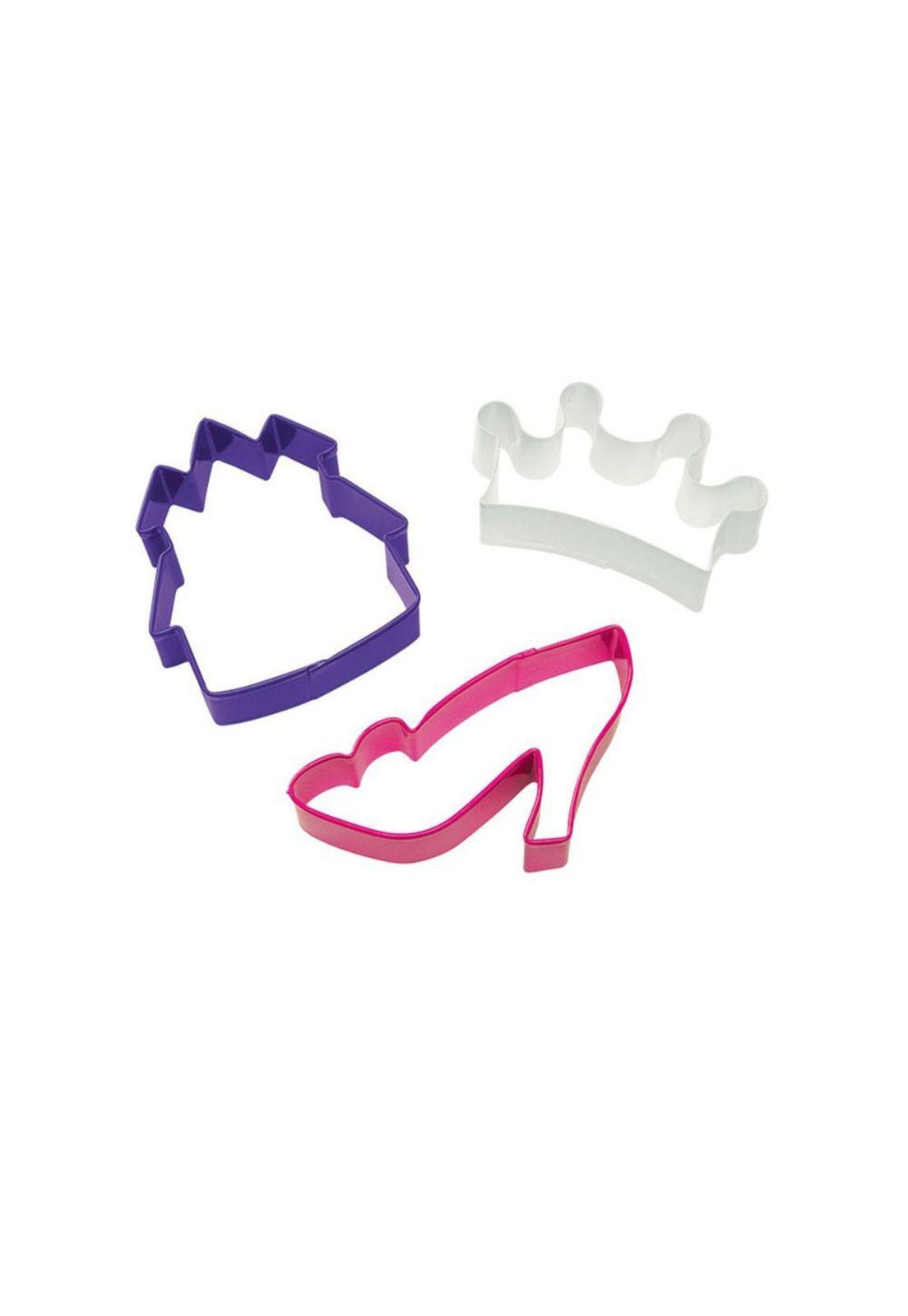 Set De 3 Cortadores Diseño Princesa-0