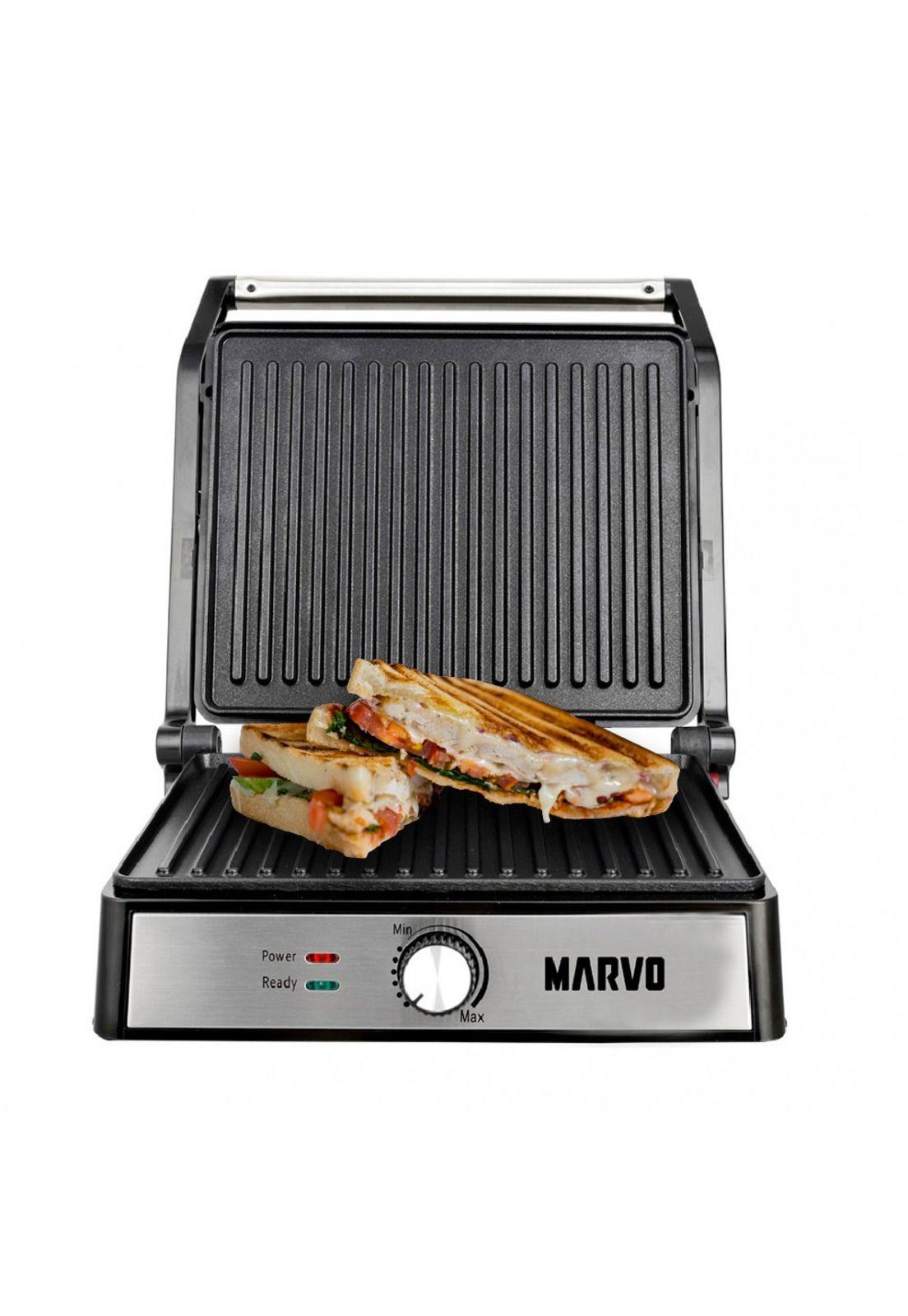 PLANCHA DOBLE CONTACTO GRILLADA MARVO-2