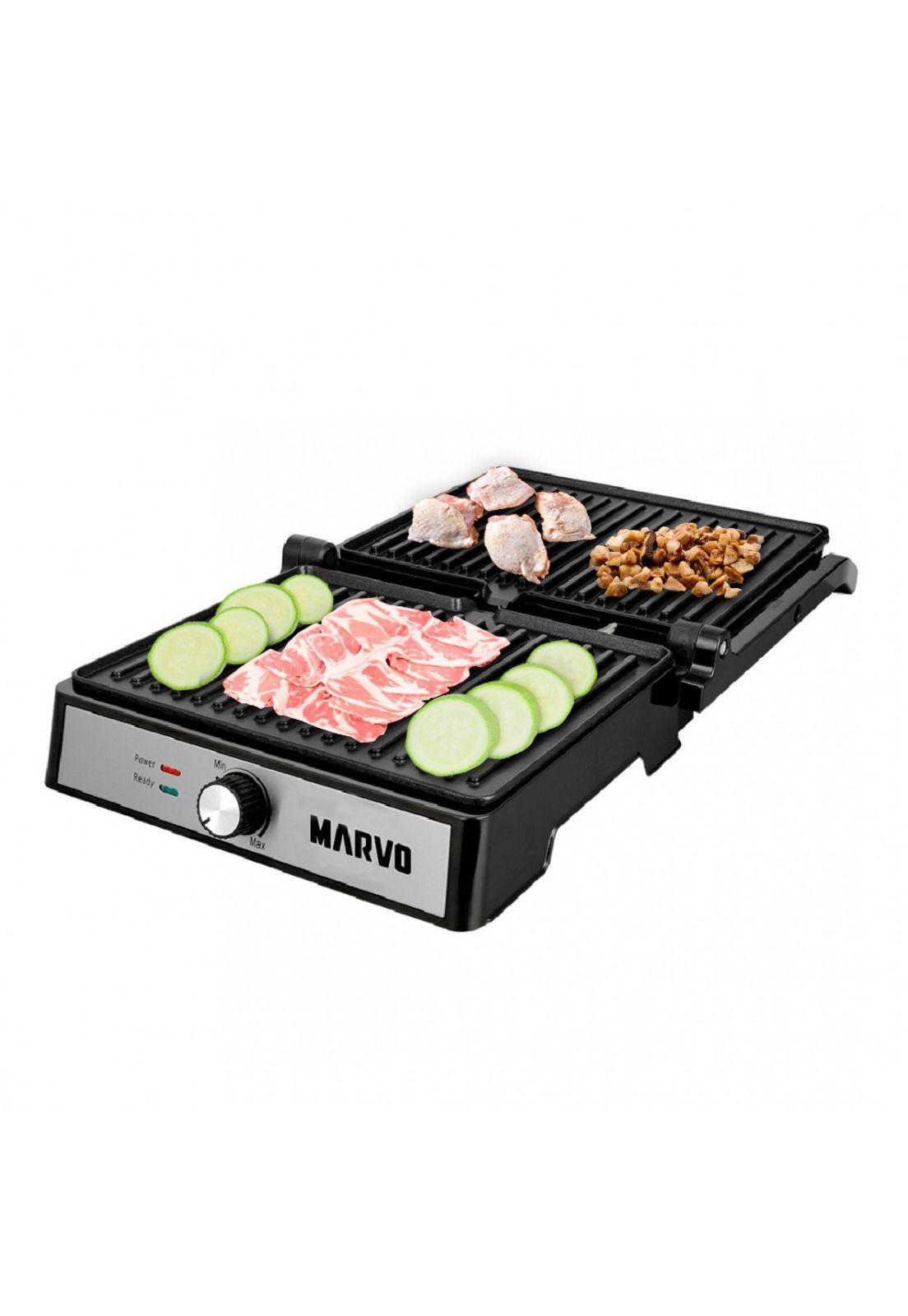 PLANCHA DOBLE CONTACTO GRILLADA MARVO-4