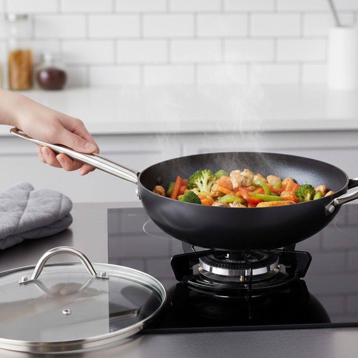 Sartén Profundo 28x8.0Cm Aluminio Prensado-3