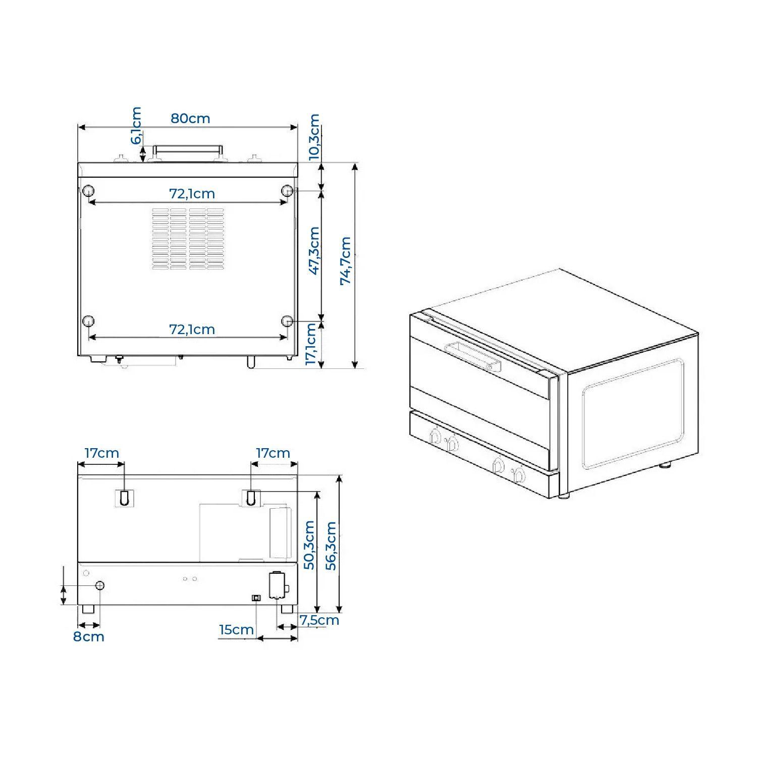 Horno Convector 4 Bandejas-3