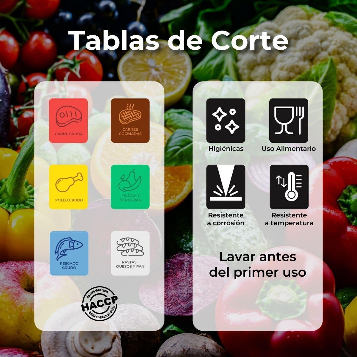 Tabla De Corte Amarilla 30X45 Cm-3