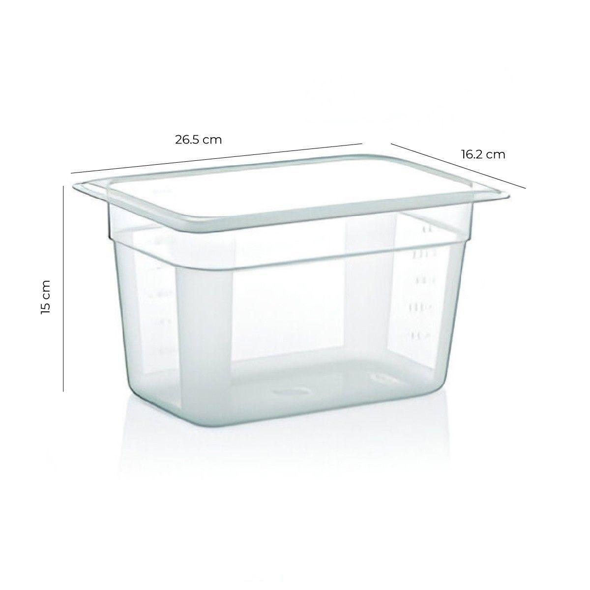 Contenedor Gn Policarbonato Transparente 1/4x15 Cm-2