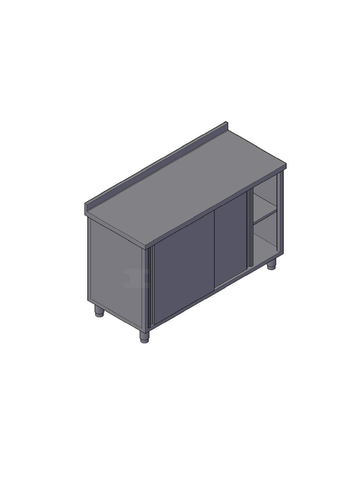 Meson Mural Con Puertas 140X60X85Cm Mod Sr146A-3