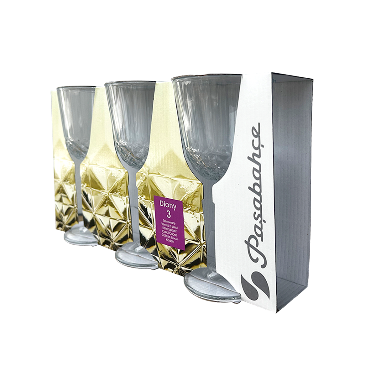 SET 3 COPAS VINO BLANCO 230 CC. LINEA DIONY-5