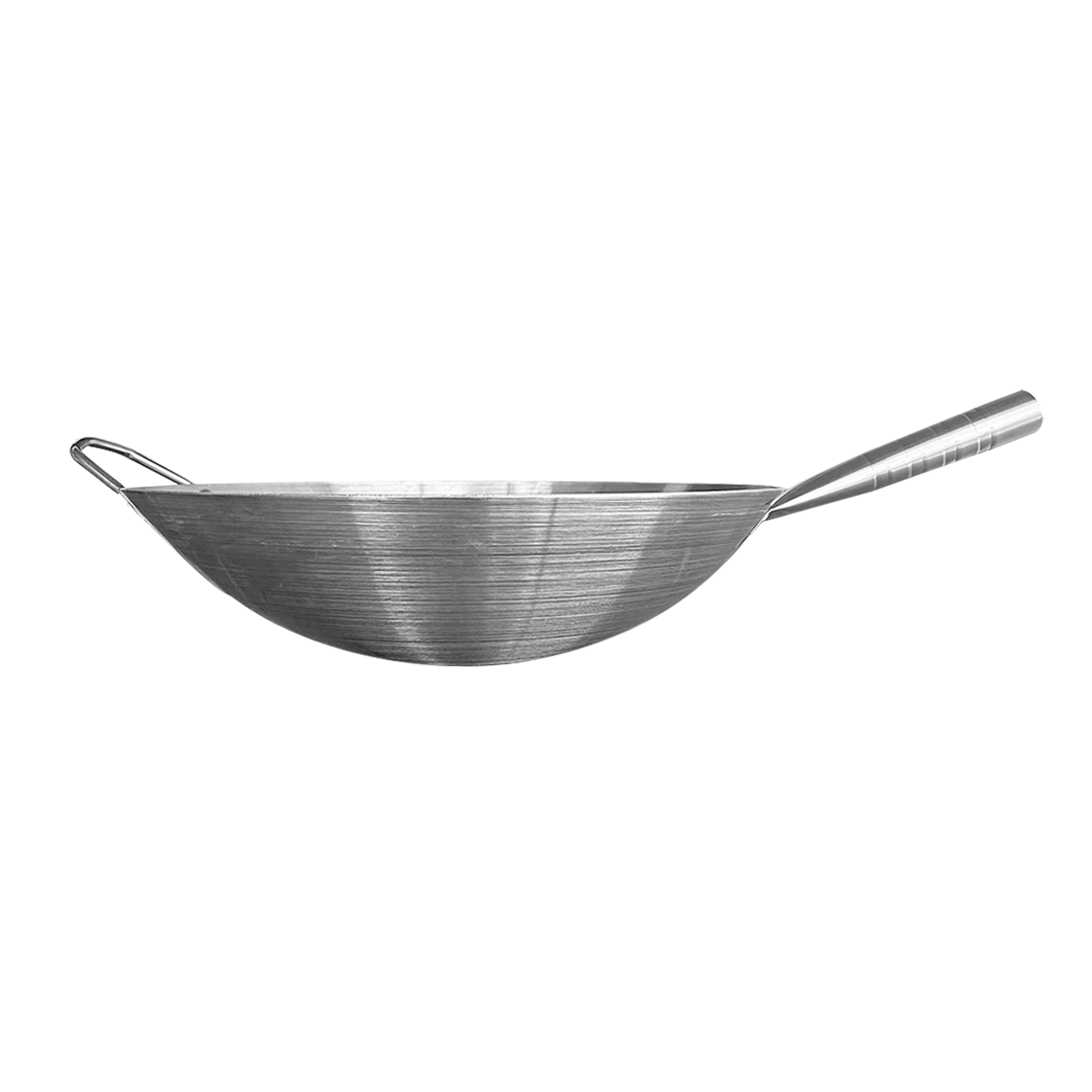 WOK ACERO INOX CON MANGO Y AZA 43 CM-5