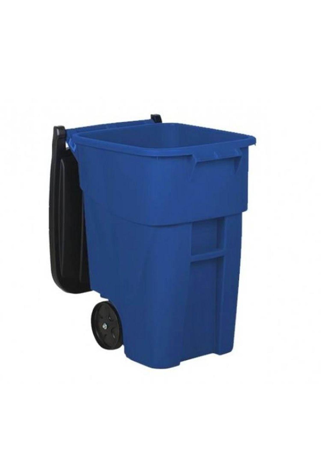 CONTENEDOR BRUTE C/RUEDA Y TAPA AZUL-2