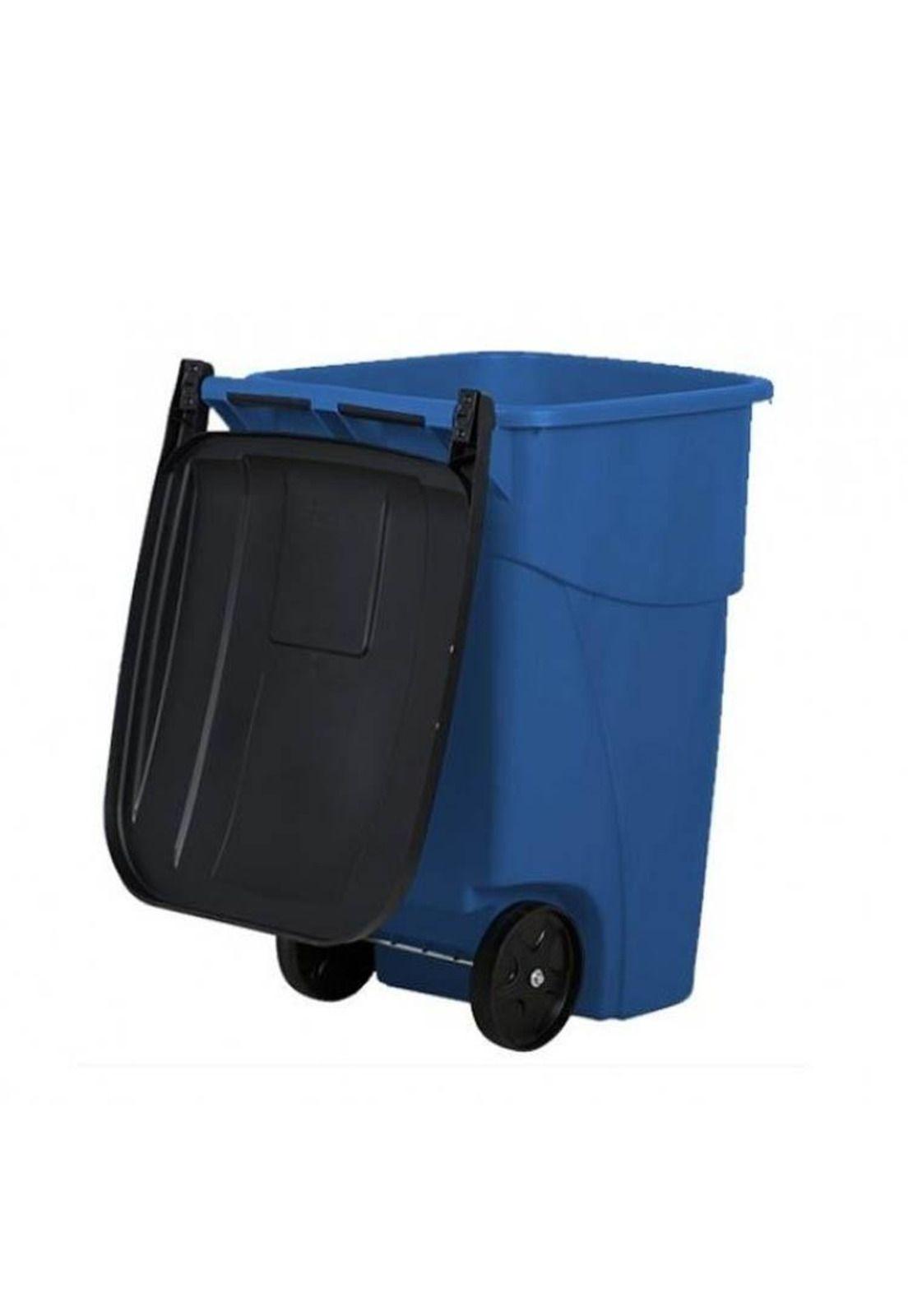 CONTENEDOR BRUTE C/RUEDA Y TAPA AZUL-3