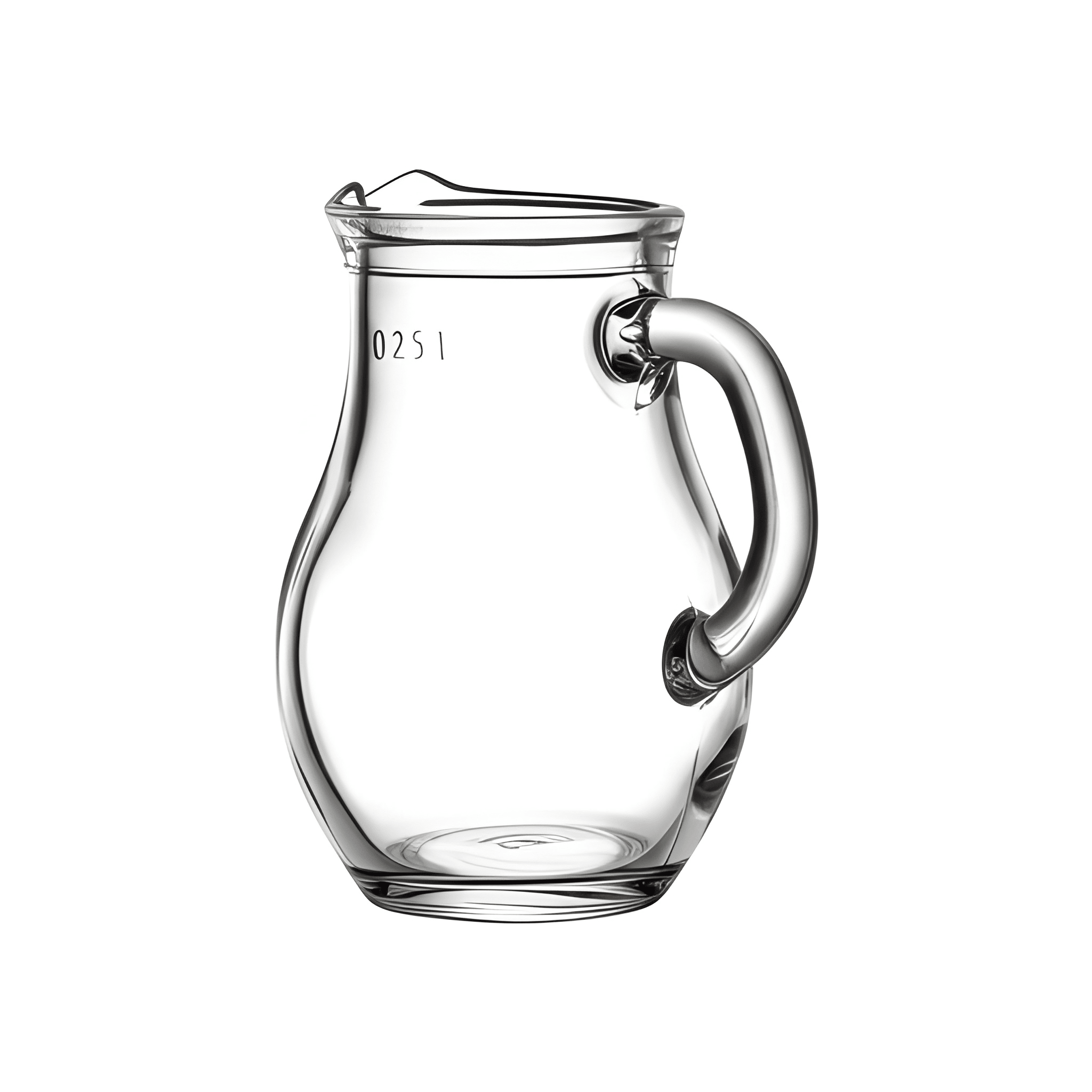 Set De 6 Jarro 0.25 Lt. Vidrio Mod. Kanalar-2