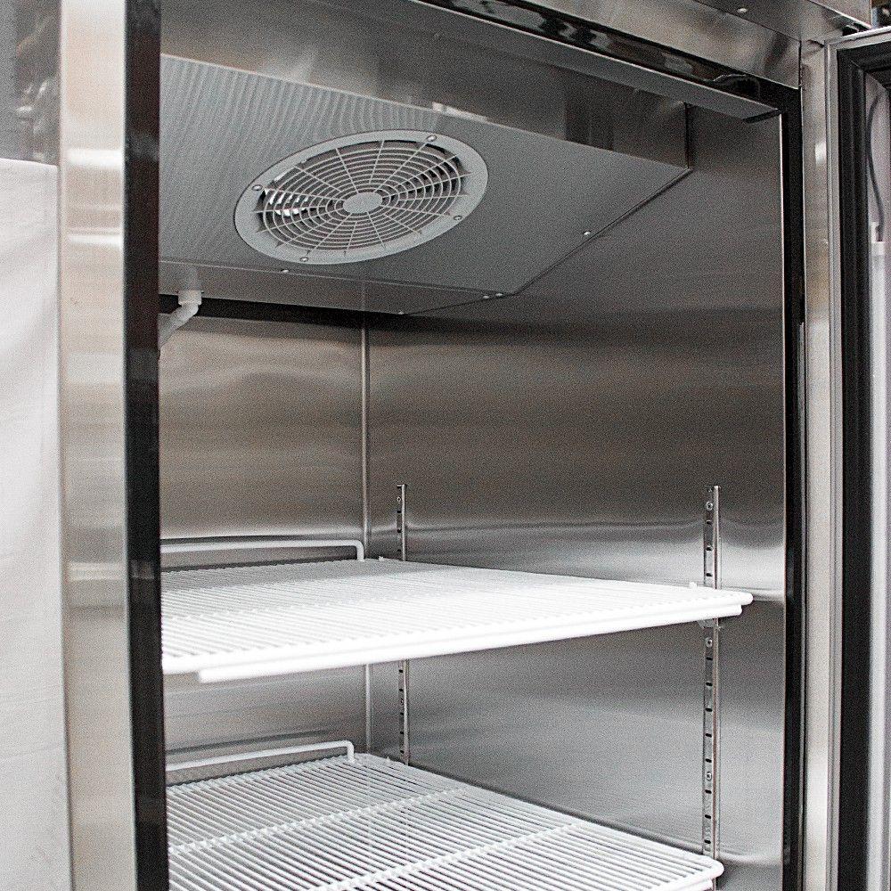 REFRIGERADOR ACERO INOXIDABLE PUERTA VIDRIO SINGLE 700 LITROS-5