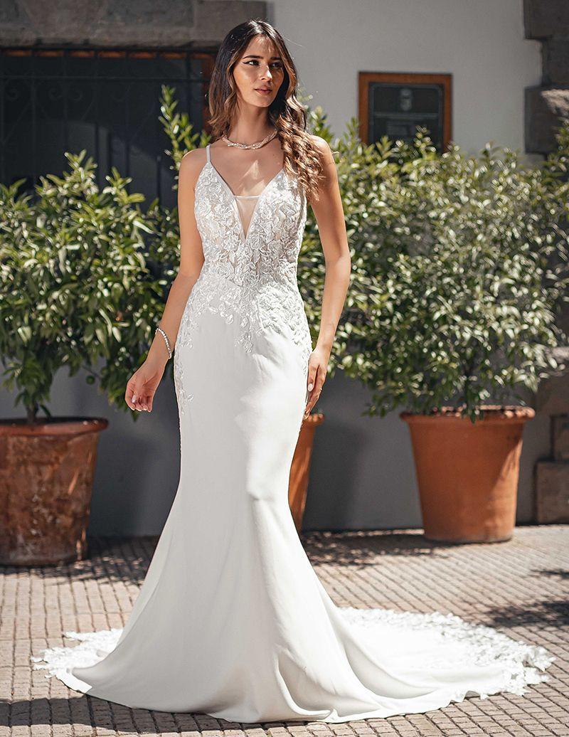 Vestido de Novia Carlota estilo Sirena-1