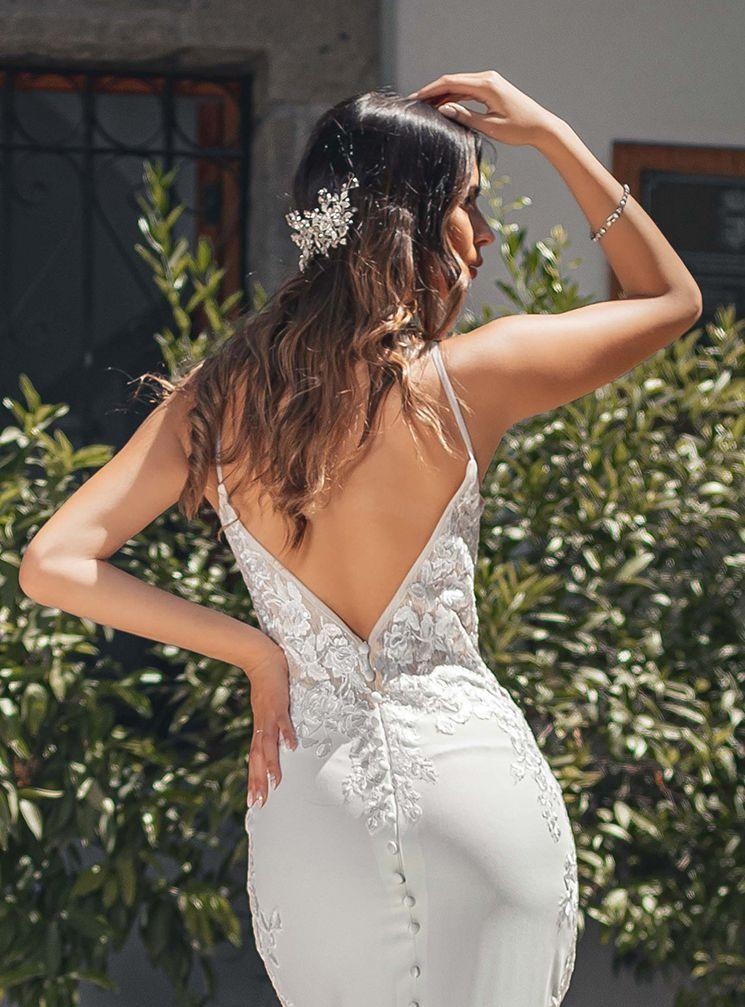 Vestido de Novia Carlota estilo Sirena-3