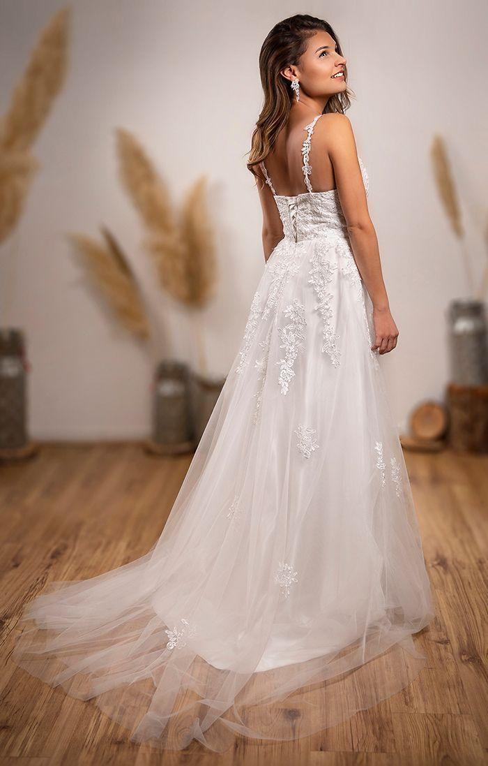 Vestido de Novia Laura falda de Tull-1