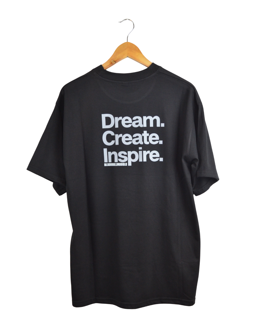 Polera Oversize Black Bull Muscle Workhard-2