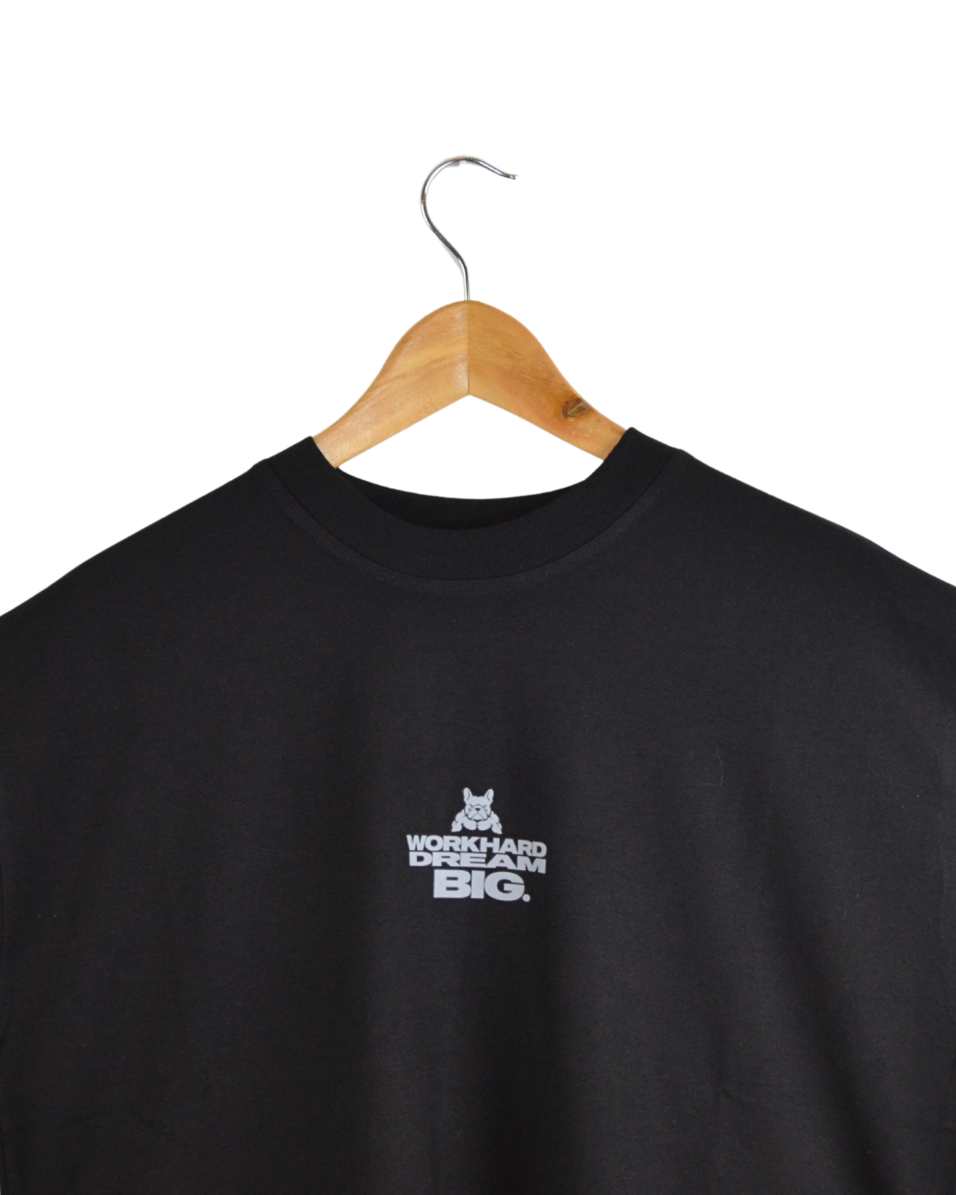 Polera Oversize Black Bull Muscle Workhard-3