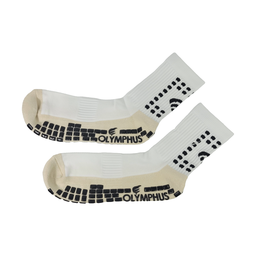 CALCETINES ANTIDESLIZANTES OLYMPHUS WHITE ADULTO 1014027902-1