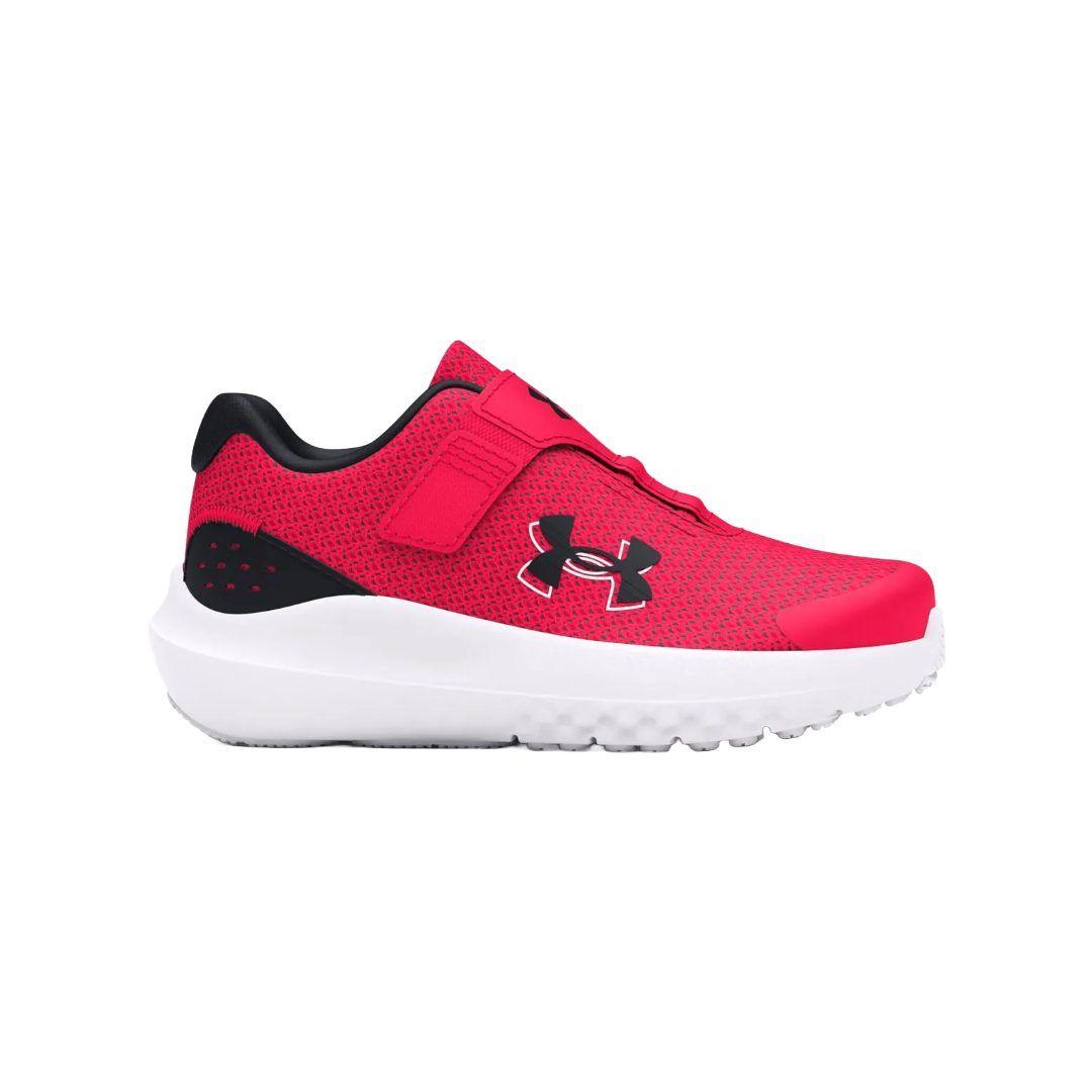 ZAPATILLA NIÑOS UNDER ARMOUR SURGE 4 AC ROJO | 3027105-600-0