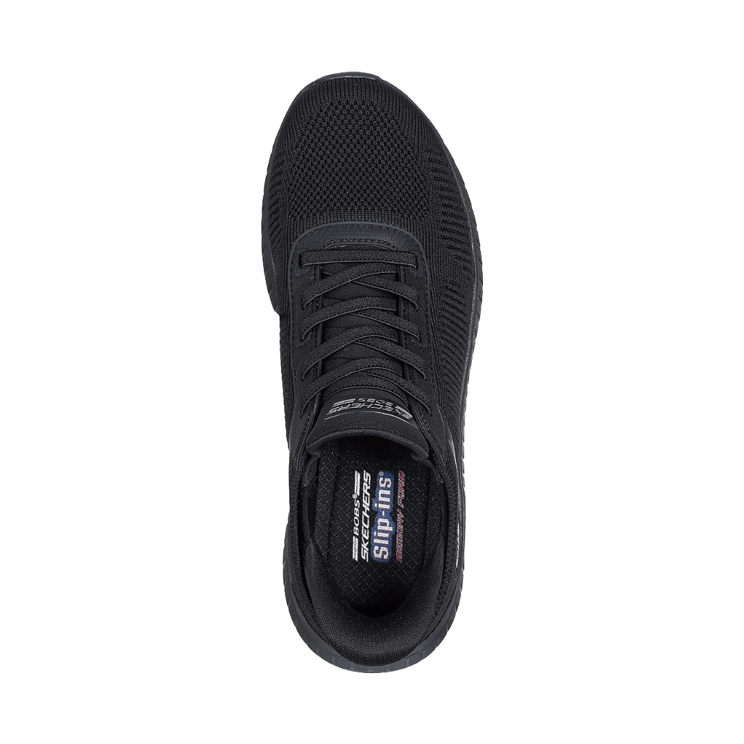 ZAPATILLAS URBANAS SKECHERS SLIP-INS BOBS SQUAD CHAOS MUJER | 117497-BBK-2
