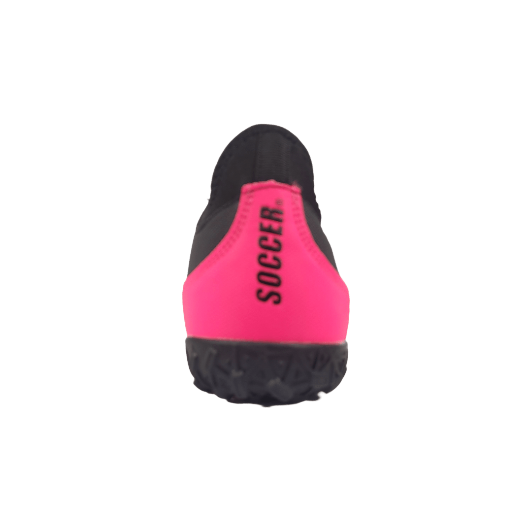 ZAPATILLAS DE BABYFÚTBOL SOCCER NEGRO/FUCSIA ADULTO | SB-3-4