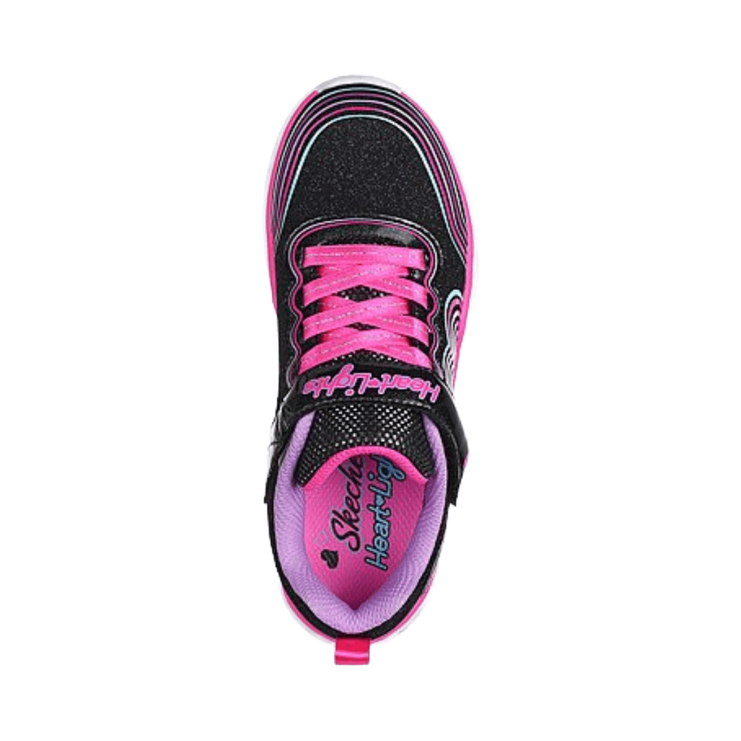 ZAPATILLAS URBANAS SKECHERS HEART LIGHTS INFANTIL 302689L-BKMT-3