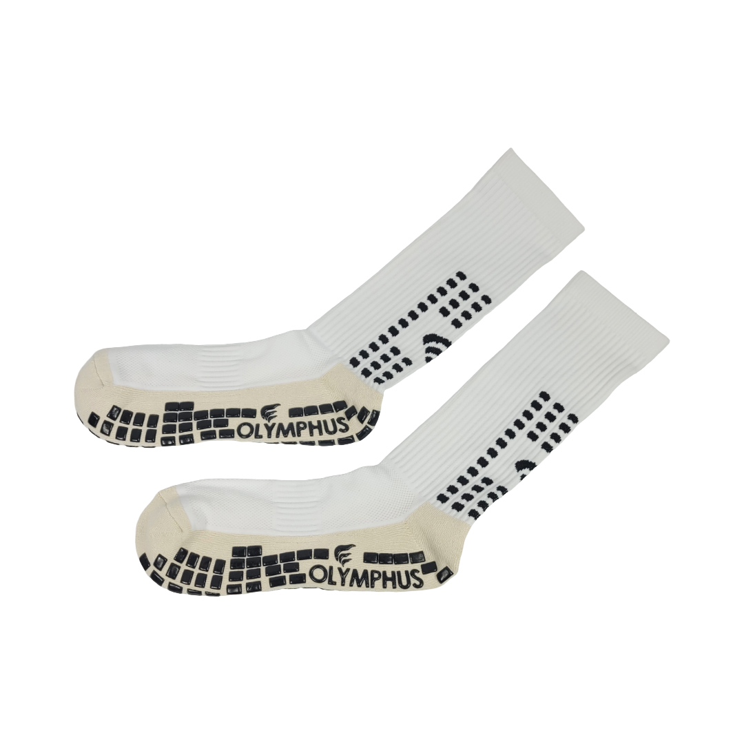 CALCETAS ANTIDESLIZANTES OLYMPHUS WHITE ADULTO 1014077902-2