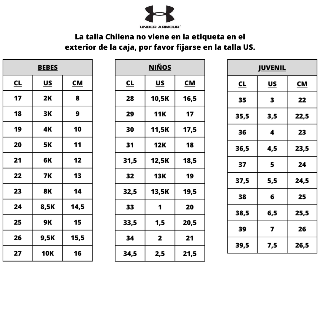 ZAPATILLAS DE RUNNING UNDER ARMOUR SURGE 4 AC BEBES 3027105-003-1