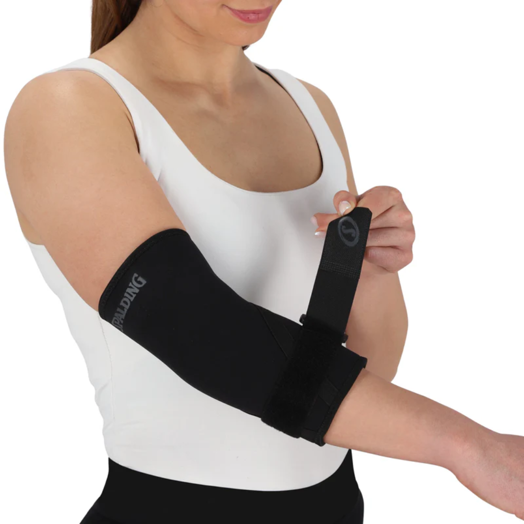 CODERA CON VELCRO SPALDING NEGRA | SPAPRNE001-0