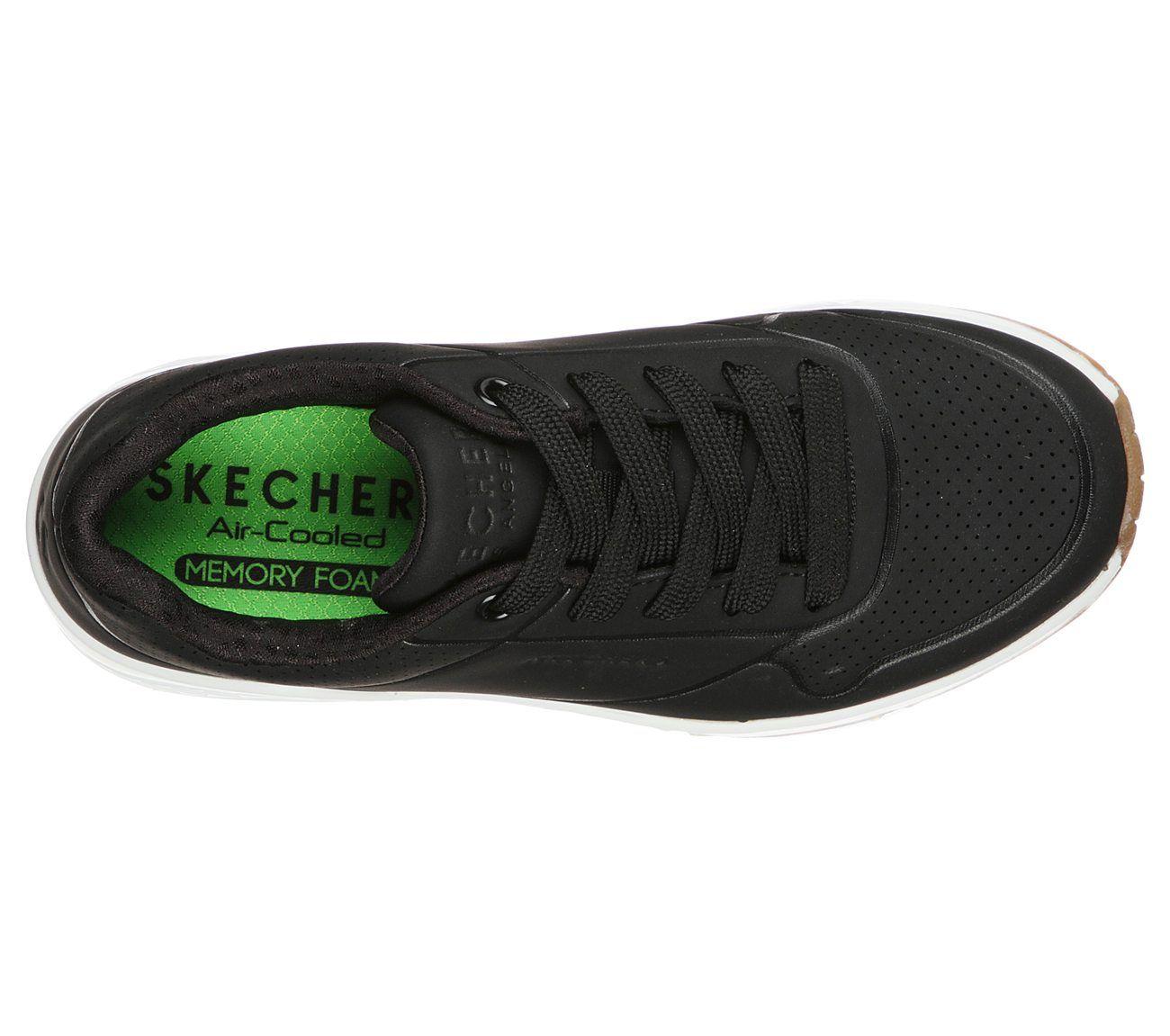 ZAPATILLAS SKECHERS UNO STAND ON AIR NIÑOS 403674L-BLK-1