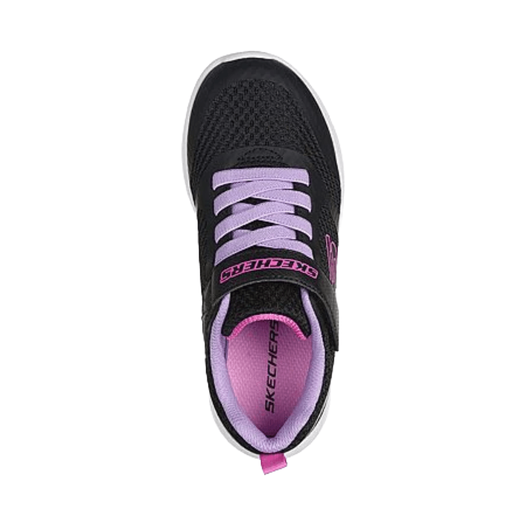 ZAPATILLAS SKECHERS MICROSPEC MAX INFANTIL 303543L-BKLV-2