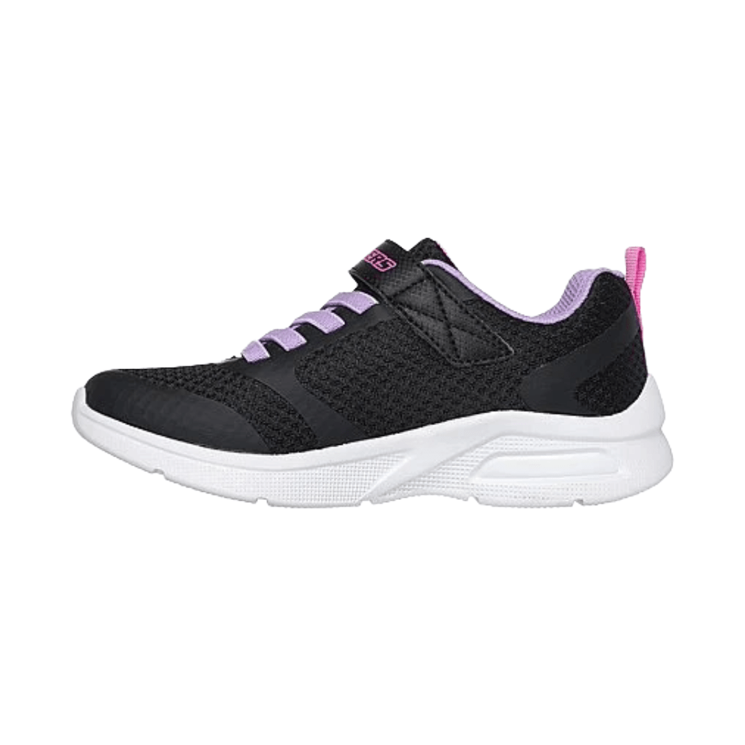 ZAPATILLAS SKECHERS MICROSPEC MAX INFANTIL 303543L-BKLV-3